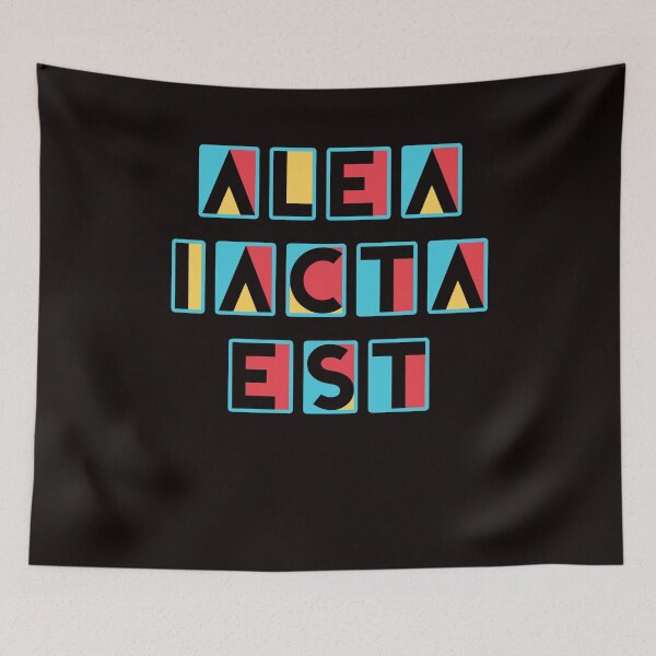 Item preview, Alea Iacta Est Latin Language Phrase Motivation Saying Dice designed and sold by TomGiantDesigns.