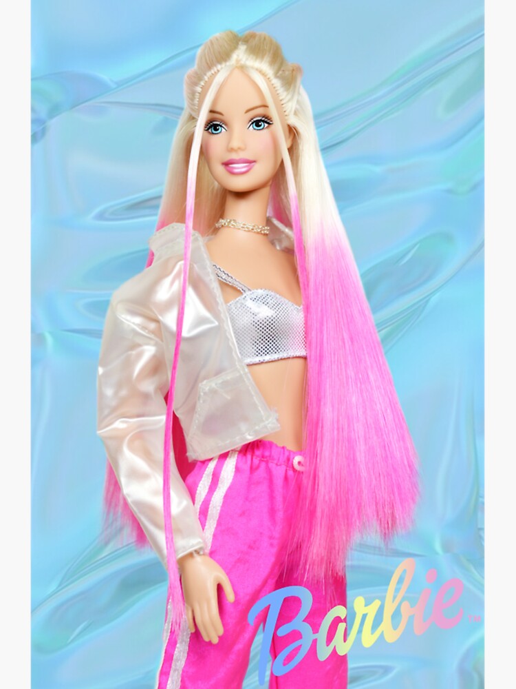 Y2K Barbie Sticker for Sale by QabeelKarpe10