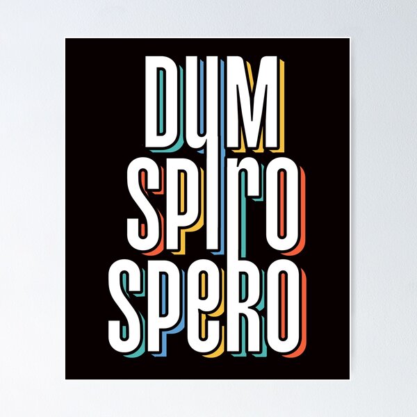 Item preview, Dum Spiro Spero Motivation Latin Phrase Language Education designed and sold by TomGiantDesigns.