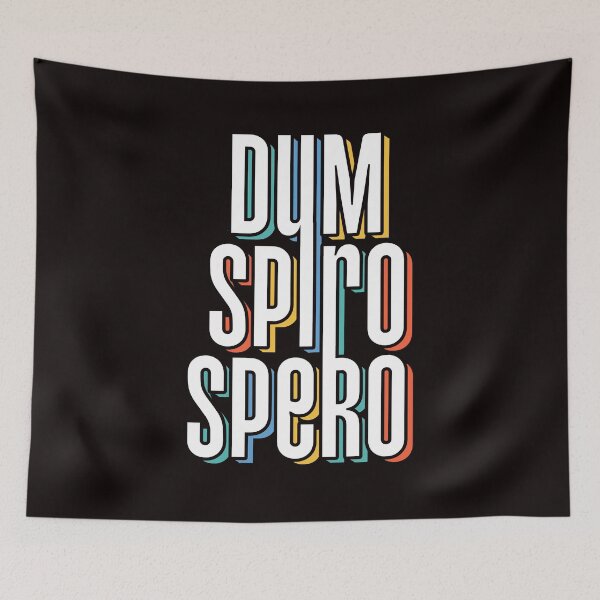 Item preview, Dum Spiro Spero Motivation Latin Phrase Language Education designed and sold by TomGiantDesigns.