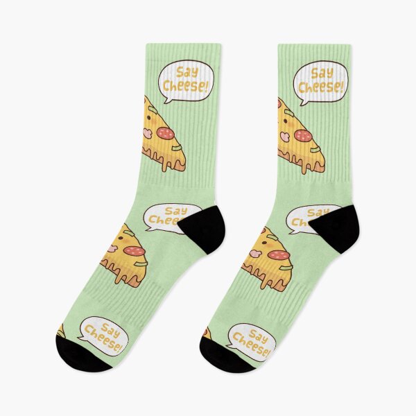 Item preview, Cute Pizza Slice Say Cheese Funny designed and sold by rustydoodle.