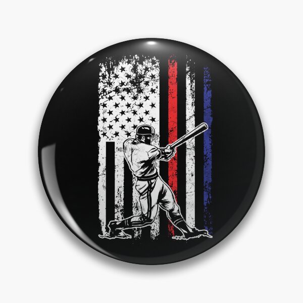Item preview, Baseball American Flag Patriotic Batting 4th Of July designed and sold by Stephen-Rotter.