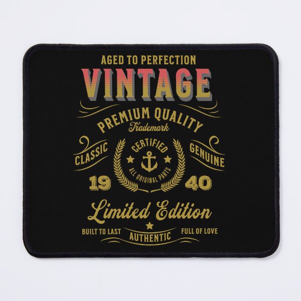 Item preview, Vintage 1940 - Aged to Perfection - Limited Edition designed and sold by Rhu Creations.