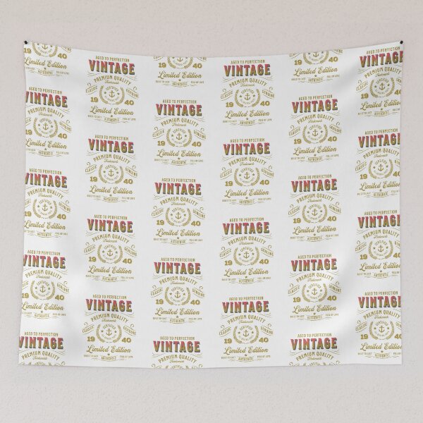 Item preview, Vintage 1940 - Aged to Perfection - Limited Edition designed and sold by Rhu Creations.