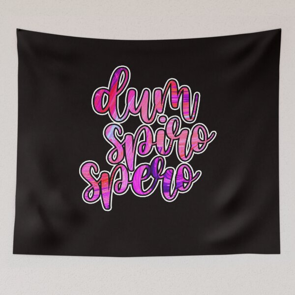 Item preview, Latin Phrase Dum Spiro Spero Language Motivation Education designed and sold by TomGiantDesigns.