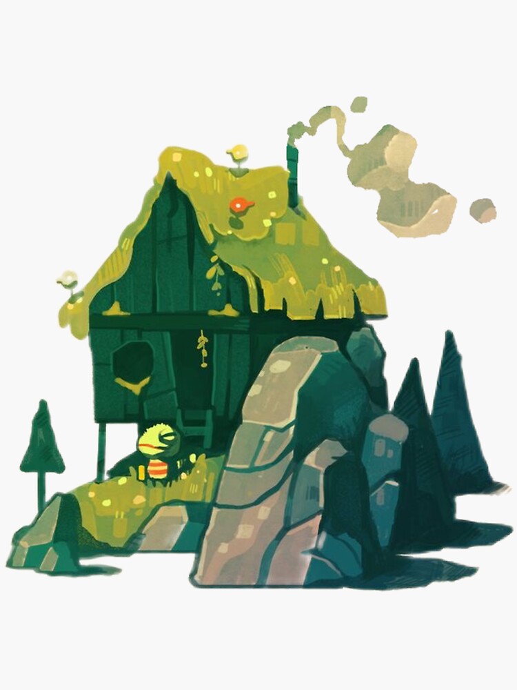"Frog House " Sticker by Wounderbar Redbubble