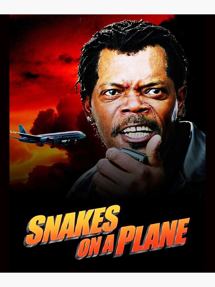 "Snakes on a Plane Horror Movie Gift" Poster by daniepr59 Redbubble