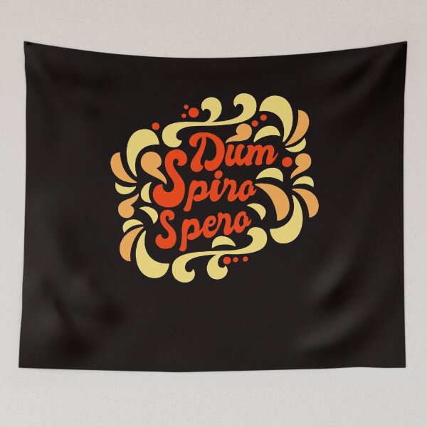Item preview, Latin Phrase Language Dum Spiro Spero Education Motivation designed and sold by TomGiantDesigns.