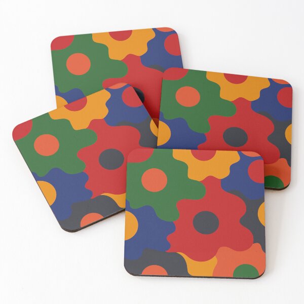 Item preview, Retro Groovy Flowers - True Autumn Seasonal Color Palette designed and sold by aaalou.