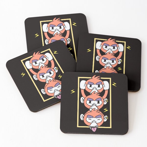 Item preview, See Speak Hear No Evil Japan Monkeys Japanese Art Emoticon designed and sold by TomGiantDesigns.
