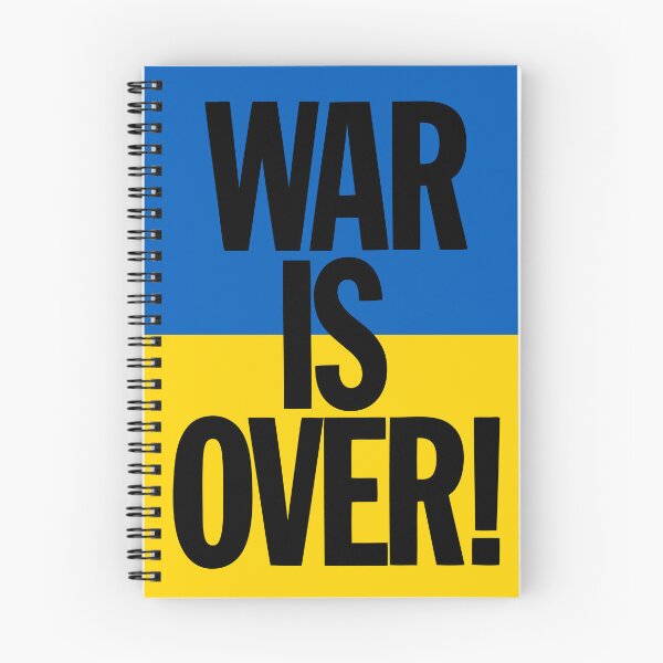 Item preview, WAR IS OVER!-Ukrainian flag color background- BLACK LOGO designed and sold by DRIPPED-STORE.