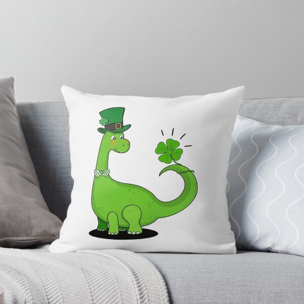 Item preview, Kid Dinosaur Shamrock St Patricks Day designed and sold by HugheDemeyer.