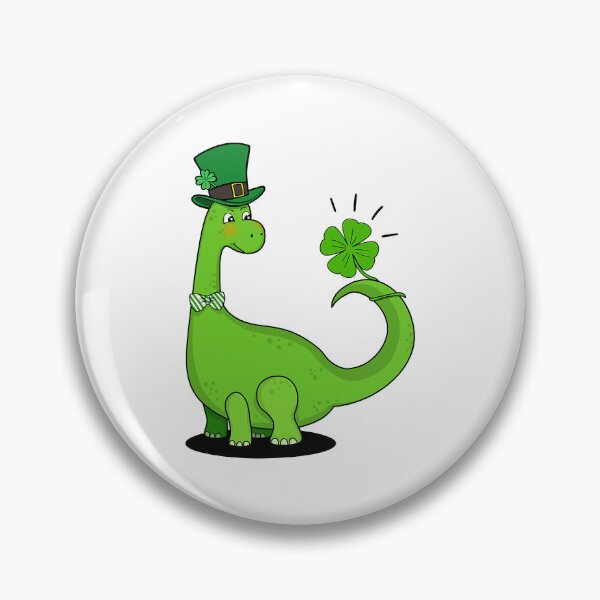 Item preview, Kid Dinosaur Shamrock St Patricks Day designed and sold by HugheDemeyer.
