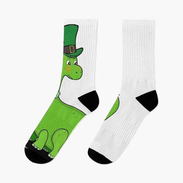 Item preview, Kid Dinosaur Shamrock St Patricks Day designed and sold by HugheDemeyer.