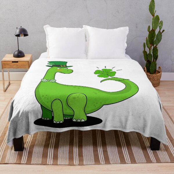 Item preview, Kid Dinosaur Shamrock St Patricks Day designed and sold by HugheDemeyer.