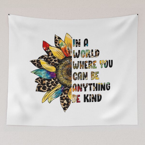 Item preview, In A World where you canbe Anything Be Kind-  Cute Graphic Blessed - Funny Inspirational Teacher designed and sold by BestdesignerFM.