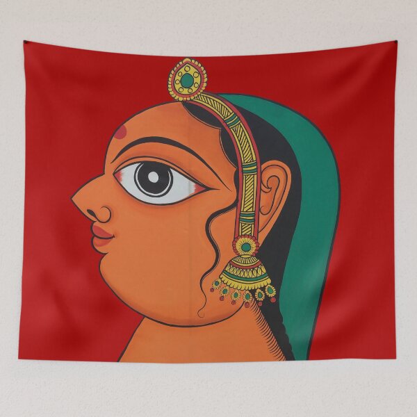 Item preview, Cool mom, Mother's day 8 may, female face, indian folk art, lady face, women's day designed and sold by gopalpjoshi.