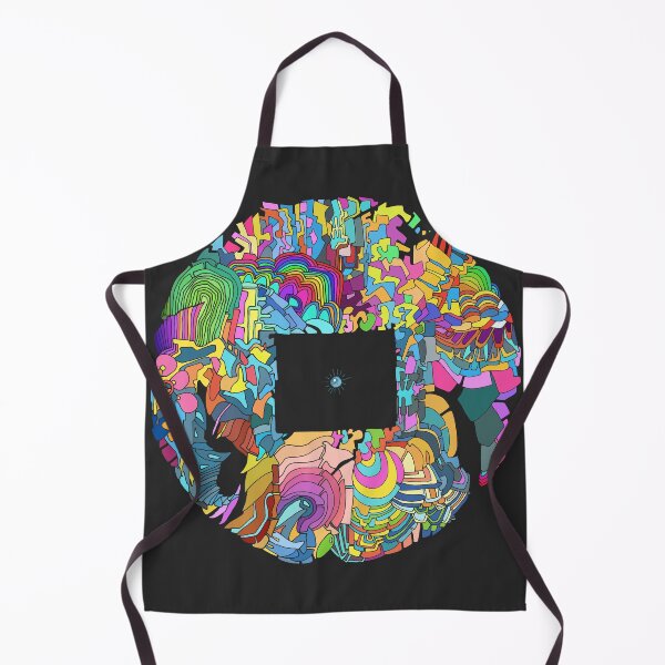 Item preview, Rainbow Abstract Donut Shaped Psychedelic Landscape designed and sold by Chubuter.