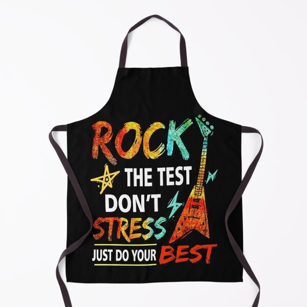Item preview, Rock The Test Dont Stress Test Day Testing Day Teacher designed and sold by Stephen-Rotter.