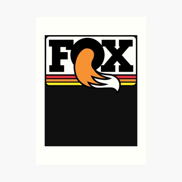 Fox mtb logo Poster for Sale by MTBfan