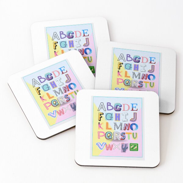 Item preview, Alphabet Poster Colorful for Preschool Nursery or Classroom decor  designed and sold by Megan Nicole Czerwinski.