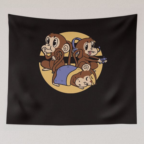 Item preview, See Speak Hear No Evil Emoticon Japan Monkeys Japanese Art designed and sold by TomGiantDesigns.