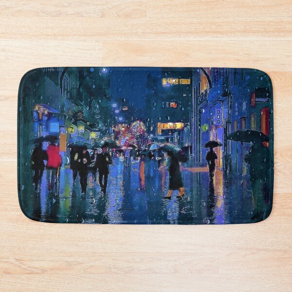 Item preview, old Tokyo by night under the rain  designed and sold by XXgooddeedXX.
