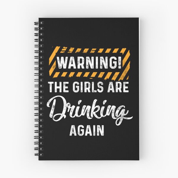 Item preview, Advertencia: las chicas están bebiendo de nuevo Amantes divertidos del vino y la cerveza designed and sold by Marie-Fernandez.