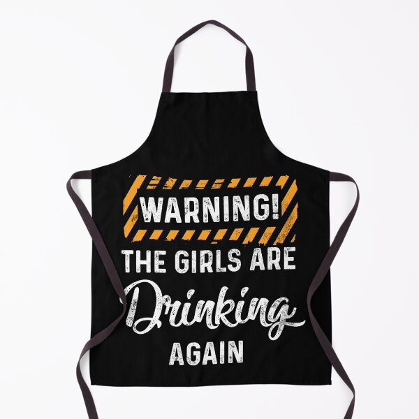 Item preview, Warning The Girls are Drinking Again Funny Beer Wine Lovers designed and sold by Marie-Fernandez.
