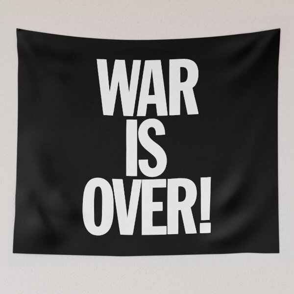 Item preview, WAR IS OVER! -WHITE- designed and sold by DRIPPED-STORE.