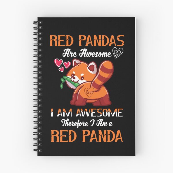 Item preview, red pandas awesome I am awesome therefore I am a red panda designed and sold by Marie-Fernandez.