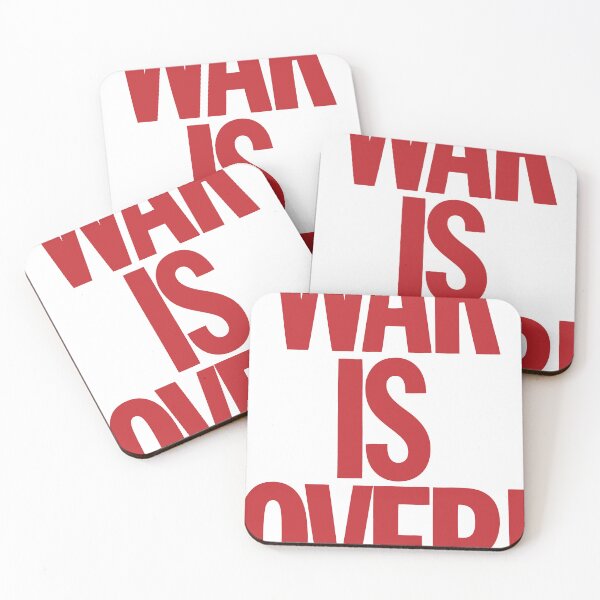 Item preview, WAR IS OVER! -RED- designed and sold by DRIPPED-STORE.