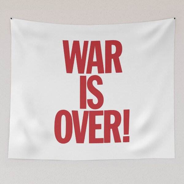 Item preview, WAR IS OVER! -RED- designed and sold by DRIPPED-STORE.