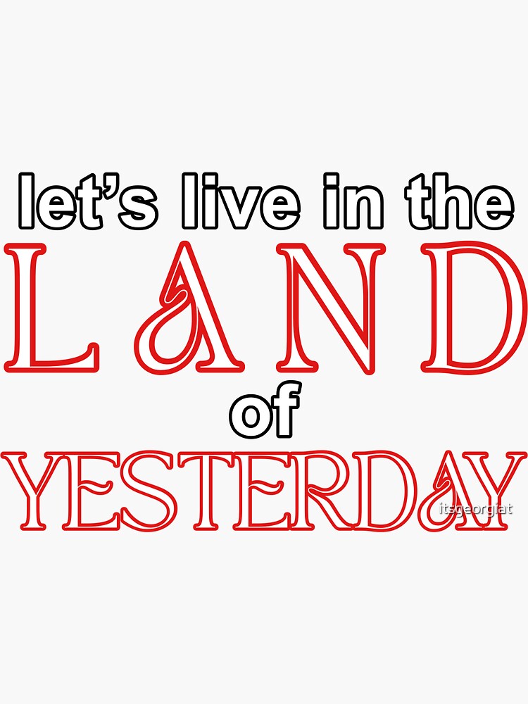 "Anastasia Land of Yesterday" Sticker by Redbubble