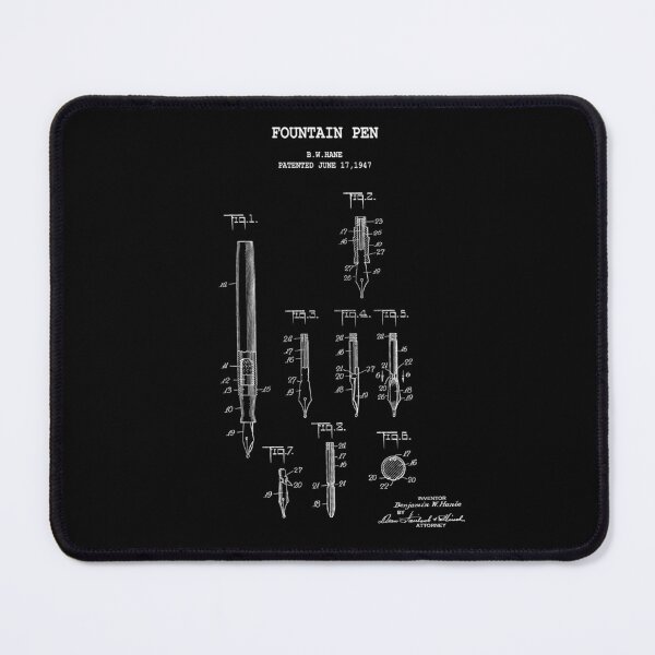 Item preview, Fountain Pen designed and sold by PATENT PRINTS.