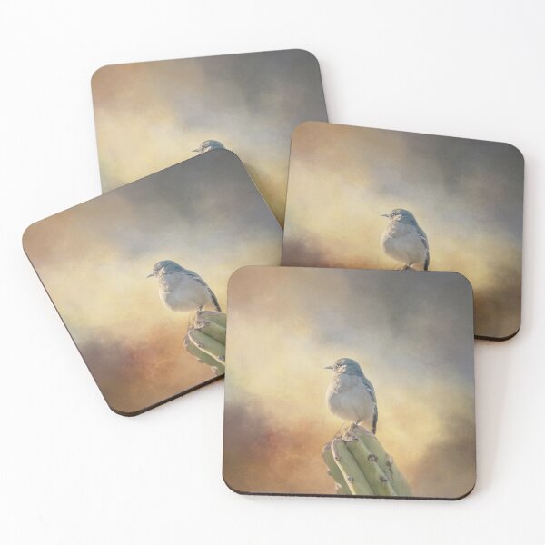 Item preview, Northern Mockingbird on Cactus One designed and sold by Elisabeth Lucas.