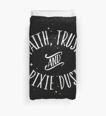 Faith Trust and Pixie Dust // Peter Pan Tshirt Duvet Cover