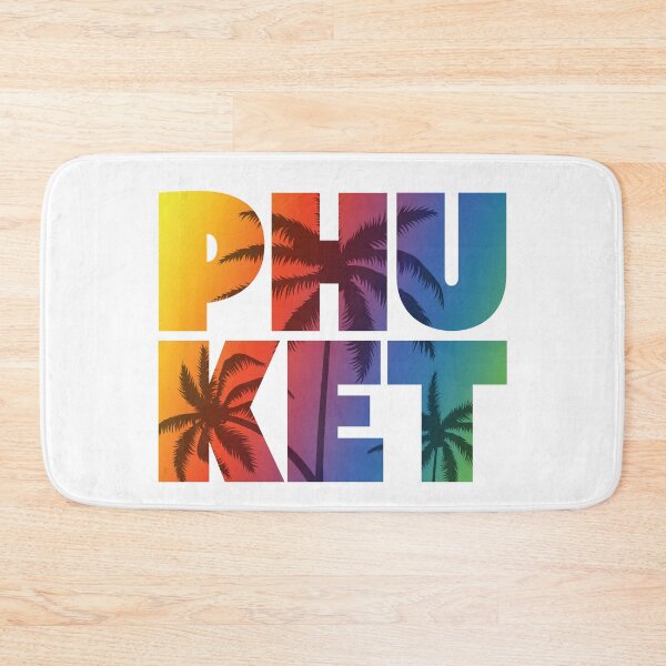 Item preview, Phuket Vacation Souvenir Rainbow Palm Trees designed and sold by Delightfully Cynical.