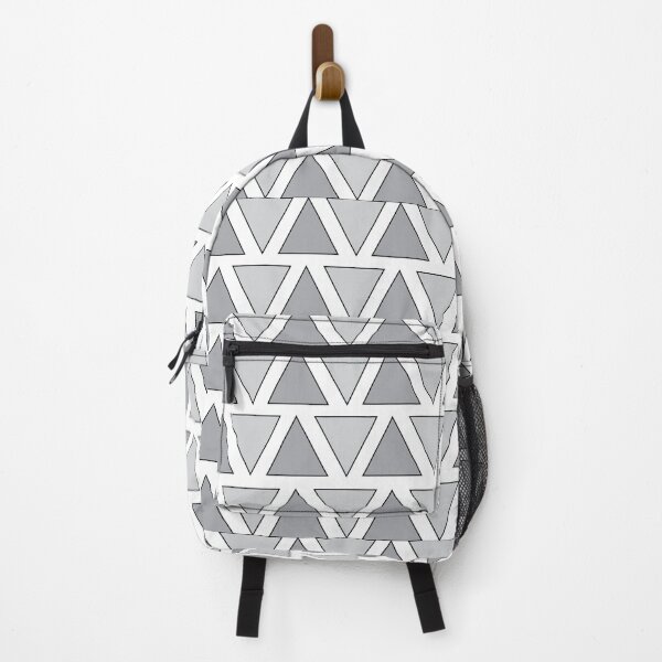 Item preview, Vintage Grey Geometric Triangles designed and sold by Nisha Prabhu.