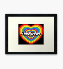 Fake News Framed Print