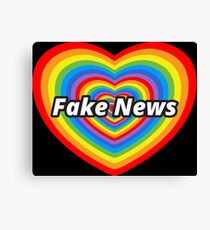 Fake News Canvas Print