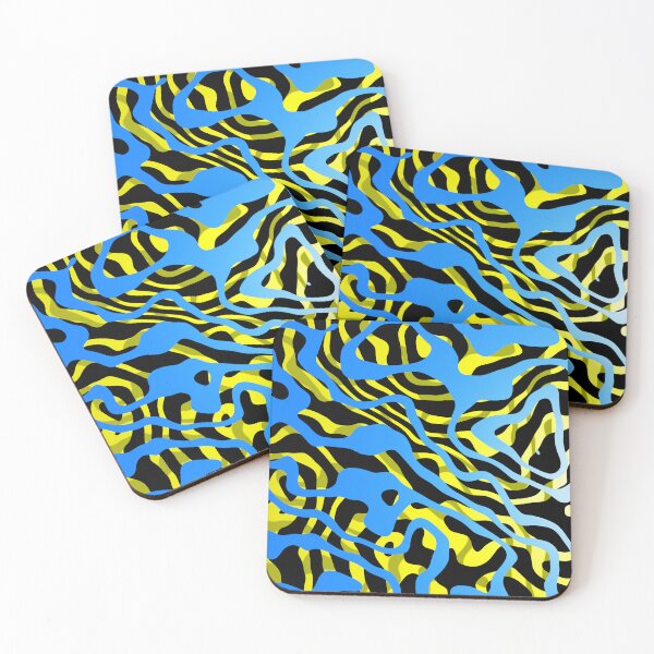 Item preview, 3D Abstract art yellow and blue designed and sold by bradm50.