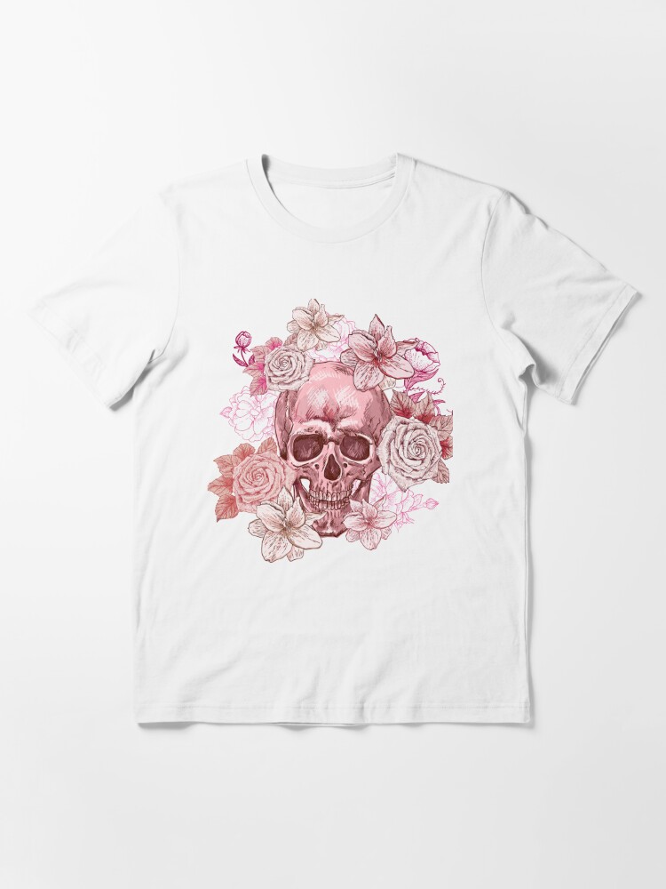 pink skull t shirt