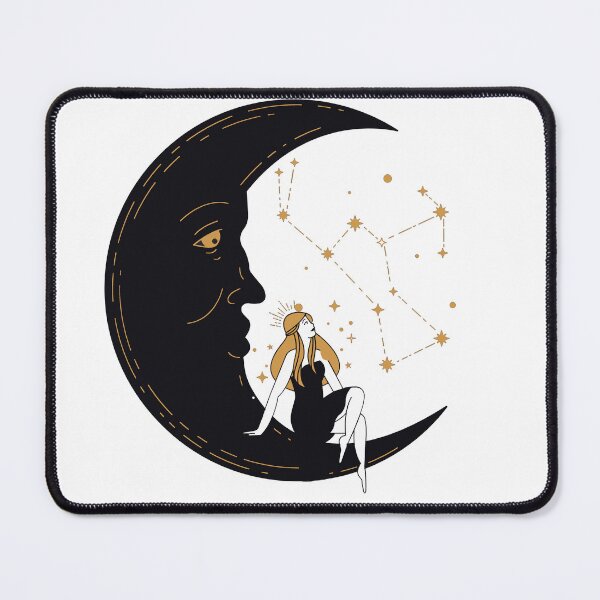 Item preview, Celestial Moon Godess and Orion Constellation designed and sold by MamaNeeaDesigns.