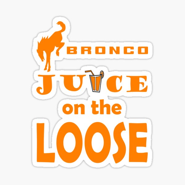 "JUICE ON THE LOOSE" Sticker by DomGDesign Redbubble