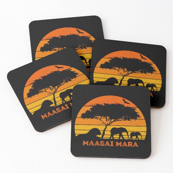 Item preview, Maasai Mara Safari Elephant Lion Sunset Kenya Safari designed and sold by d247.