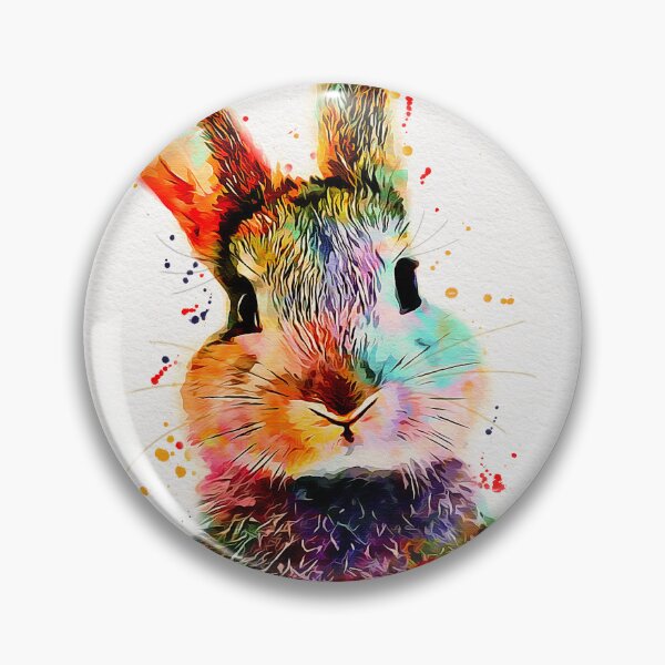 Item preview, Rabbit Watercolor Art Work  designed and sold by mugdesignstudio.