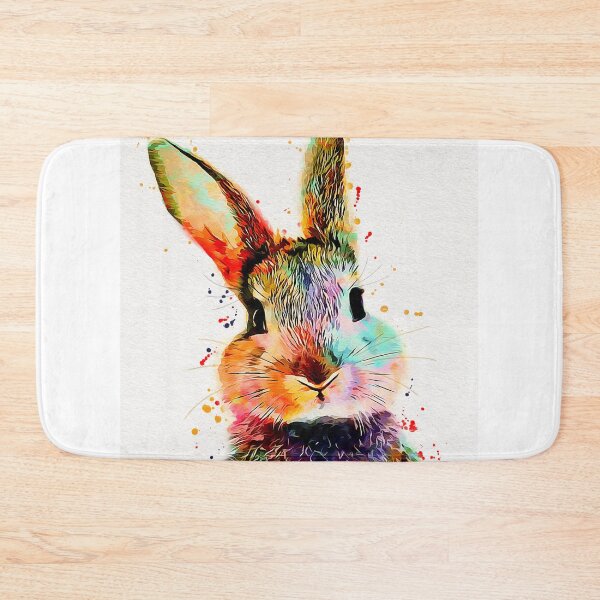 Item preview, Rabbit Watercolor Art Work  designed and sold by mugdesignstudio.