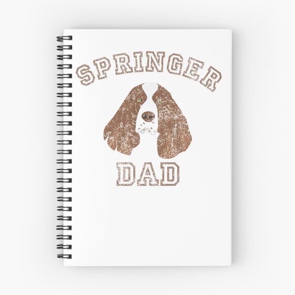 Item preview, Vintage Springer Spaniel Dad T-Shirt designed and sold by Dan66.