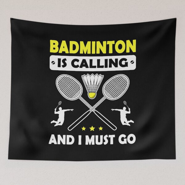 Item preview, Badminton Is Calling And I Must Go designed and sold by vineeth.